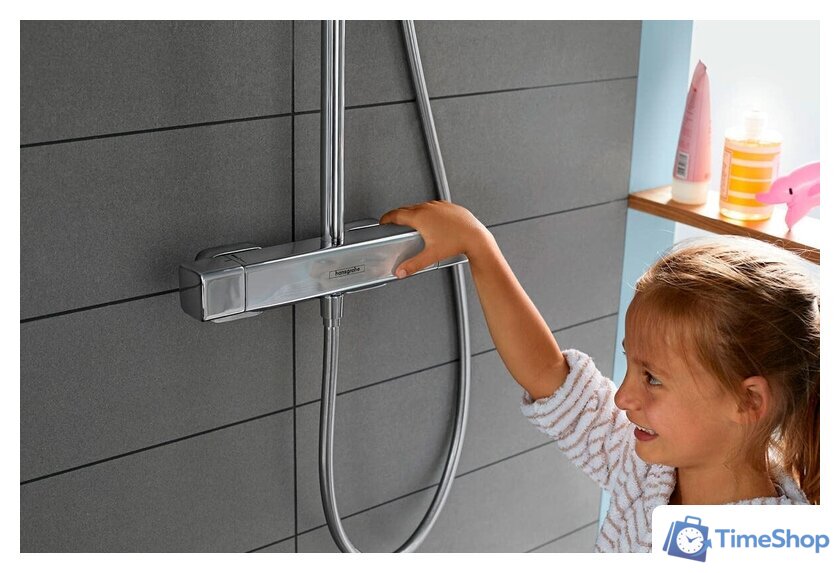 Душевая система  Hansgrohe Croma E Showerpipe 280 1jet 27630000 - Изображение №9 — Интернет-магазин Time-Shop