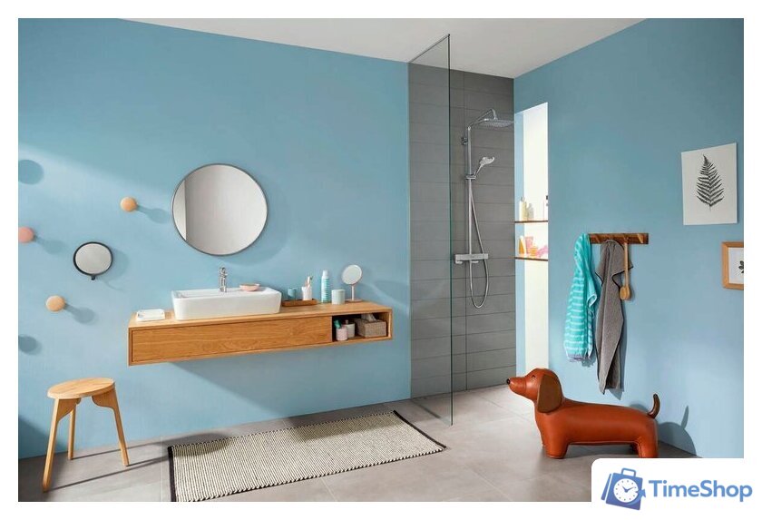 Душевая система  Hansgrohe Croma E Showerpipe 280 1jet 27630000 - Изображение №8 — Интернет-магазин Time-Shop