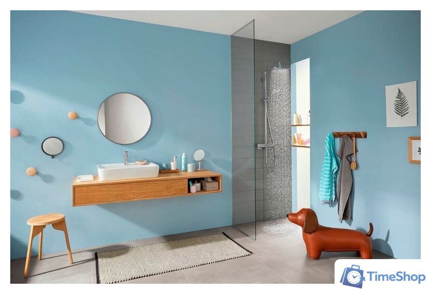 Душевая система  Hansgrohe Croma E Showerpipe 280 1jet 27630000 - Изображение №7 — Интернет-магазин Time-Shop