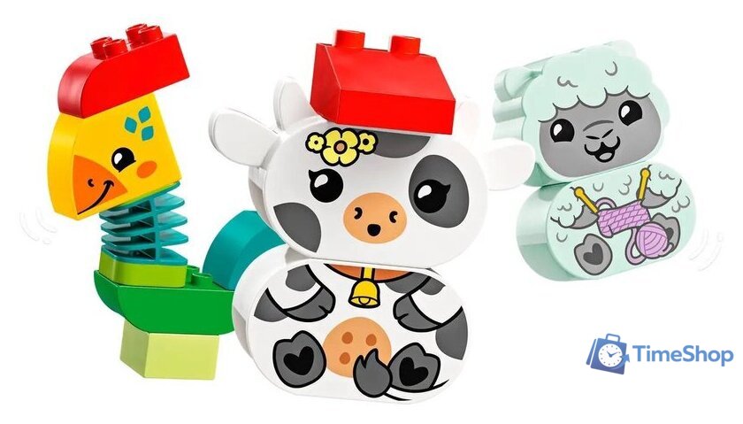 Конструктор LEGO Duplo 10412 Поезд с животными - Изображение №4 — Интернет-магазин Time-Shop