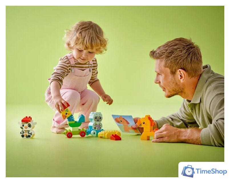 Конструктор LEGO Duplo 10412 Поезд с животными - Изображение №5 — Интернет-магазин Time-Shop