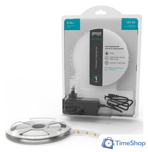 Светодиодная лента Gauss BT014 - Изображение №1 — Интернет-магазин Time-Shop