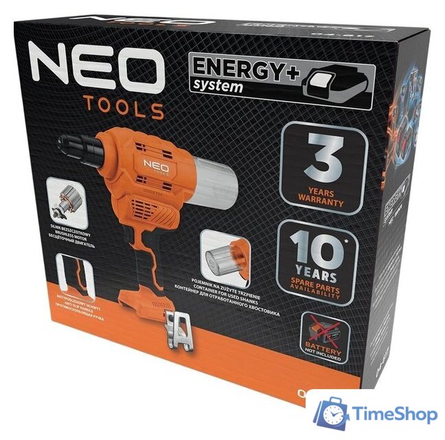 Заклепочник NEO 04-617 (без АКБ) - Изображение №7 — Интернет-магазин Time-Shop