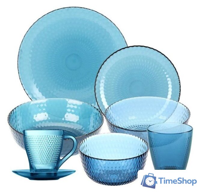 Столовый сервиз Luminarc Идиллия Лондон Топаз O0326 (43пр) - Изображение №1 — Интернет-магазин Time-Shop