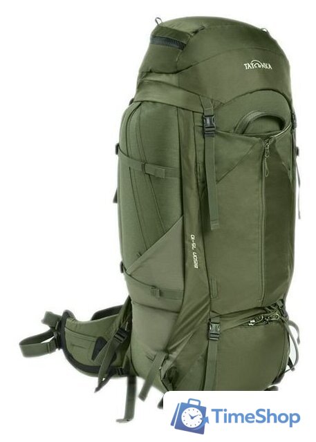 Туристический рюкзак Tatonka Bison 75+10 (серый/оливковый) - Изображение №4 — Интернет-магазин Time-Shop