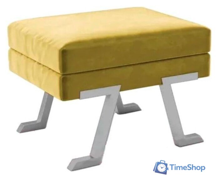 Банкетка Hype Mebel Битл (белый/золото) - Изображение №1 — Интернет-магазин Time-Shop