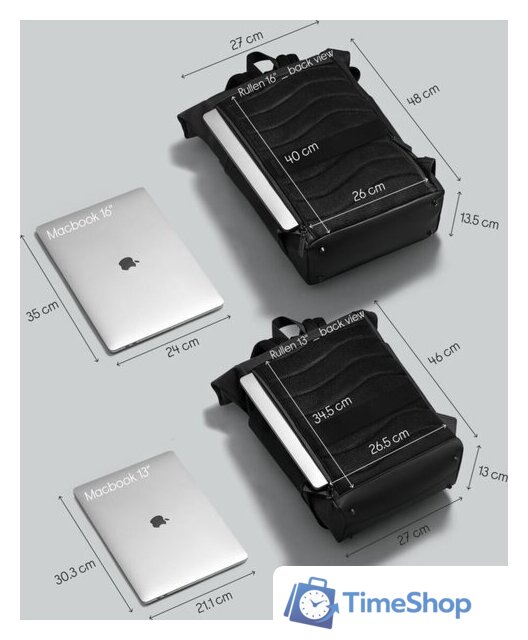 Городской рюкзак Gaston Luga Splash Rolltop Backpack 14