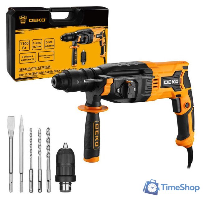 Перфоратор Deko ZKH1100 083-1008 - Изображение №1 — Интернет-магазин Time-Shop