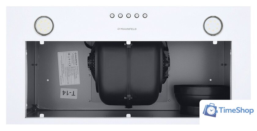 Кухонная вытяжка MAUNFELD Crosby Power 50 (белый) - Изображение №6 — Интернет-магазин Time-Shop