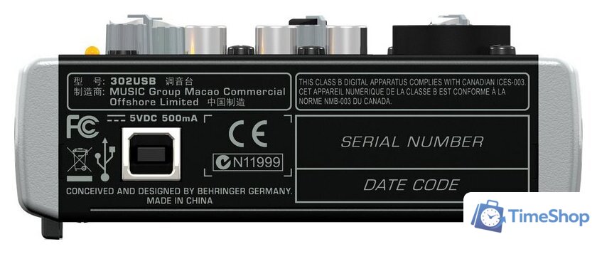 Микшерный пульт Behringer Xenyx 302USB - Изображение №4 — Интернет-магазин Time-Shop