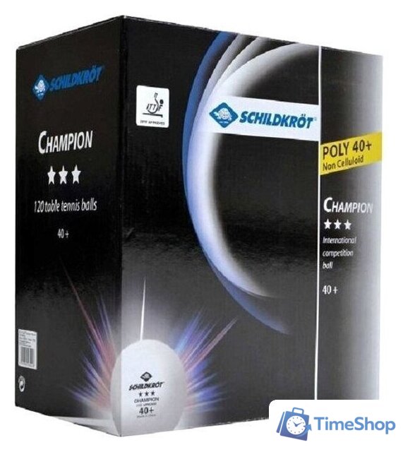 Мяч для настольного тенниса Donic-Schildkrot Champion 3 608542 (120 шт, белый) - Изображение №2 — Интернет-магазин Time-Shop