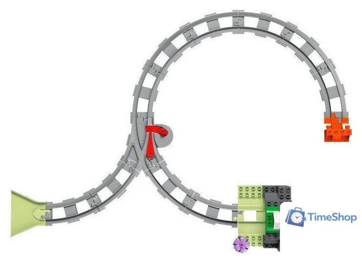 Конструктор LEGO Duplo Железнодорожный туннель и пути 10425 - Изображение №3 — Интернет-магазин Time-Shop