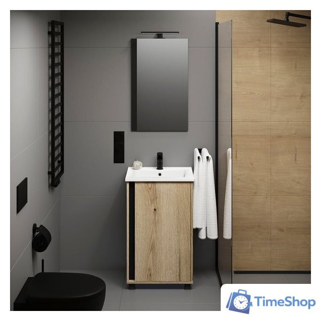  Lauter Зеркало Nika прямоугольное (черный) - Изображение №3 — Интернет-магазин Time-Shop