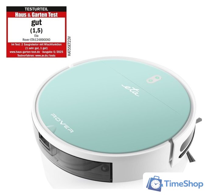 Робот-пылесос ETA Rover 1248 90020 (мятный) - Изображение №7 — Интернет-магазин Time-Shop
