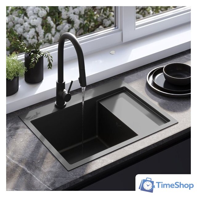 Кухонная мойка Rea ZLE-06014 (без смесителя) - Изображение №1 — Интернет-магазин Time-Shop