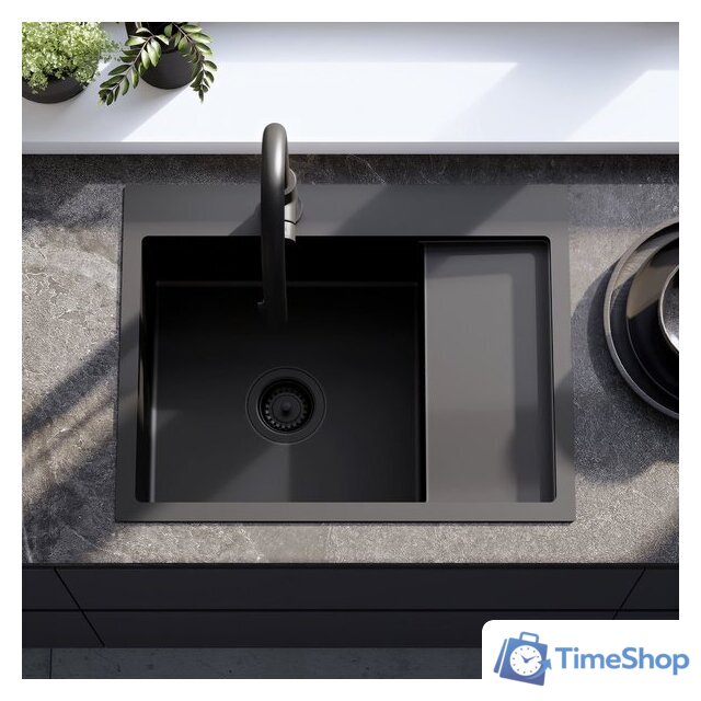 Кухонная мойка Rea ZLE-06014 (без смесителя) - Изображение №2 — Интернет-магазин Time-Shop