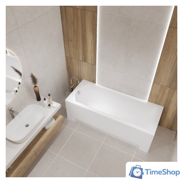 Ванна Lauter Amelia 160 21204060 (с каркасом и сифоном 21Y11021 матовый черный) - Изображение №16 — Интернет-магазин Time-Shop