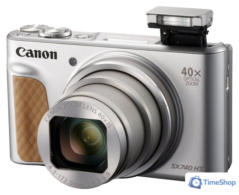 Фотоаппарат Canon PowerShot SX740 HS (серебристый) - Изображение №3 — Интернет-магазин Time-Shop