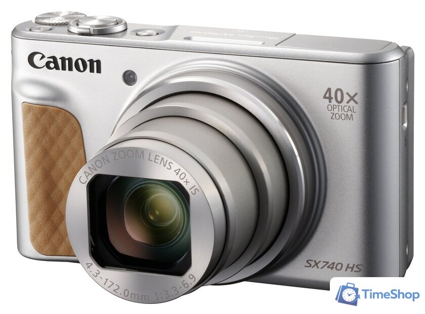 Фотоаппарат Canon PowerShot SX740 HS (серебристый) - Изображение №4 — Интернет-магазин Time-Shop