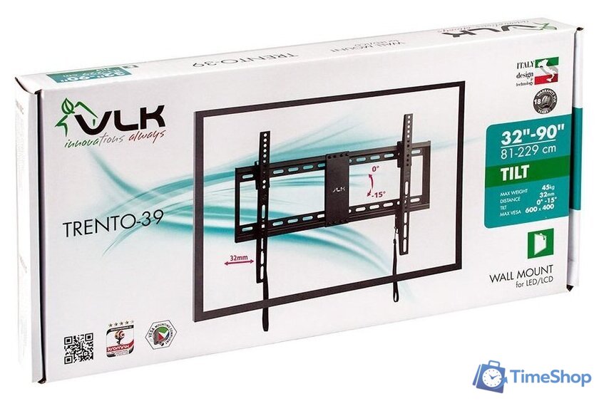 Кронштейн для телевизора VLK TRENTO-39 (черный) - Изображение №6 — Интернет-магазин Time-Shop