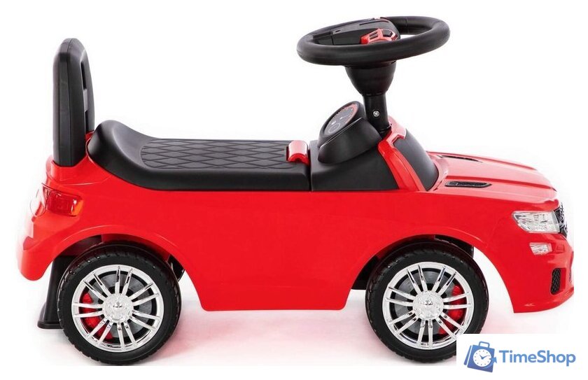 Каталка Полесье SuperCar №6 со звуковым сигналом 84590 (красный) - Изображение №5 — Интернет-магазин Time-Shop
