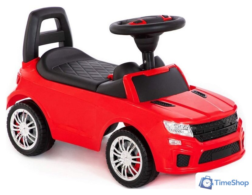 Каталка Полесье SuperCar №6 со звуковым сигналом 84590 (красный) - Изображение №6 — Интернет-магазин Time-Shop