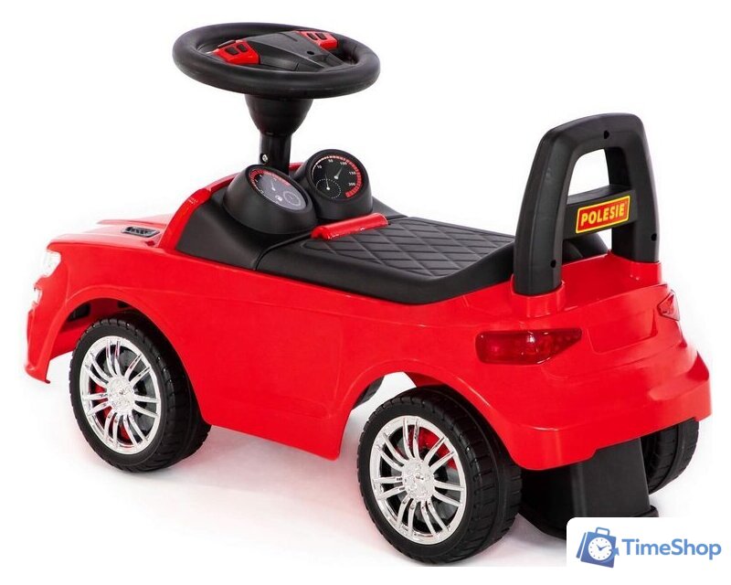 Каталка Полесье SuperCar №6 со звуковым сигналом 84590 (красный) - Изображение №3 — Интернет-магазин Time-Shop