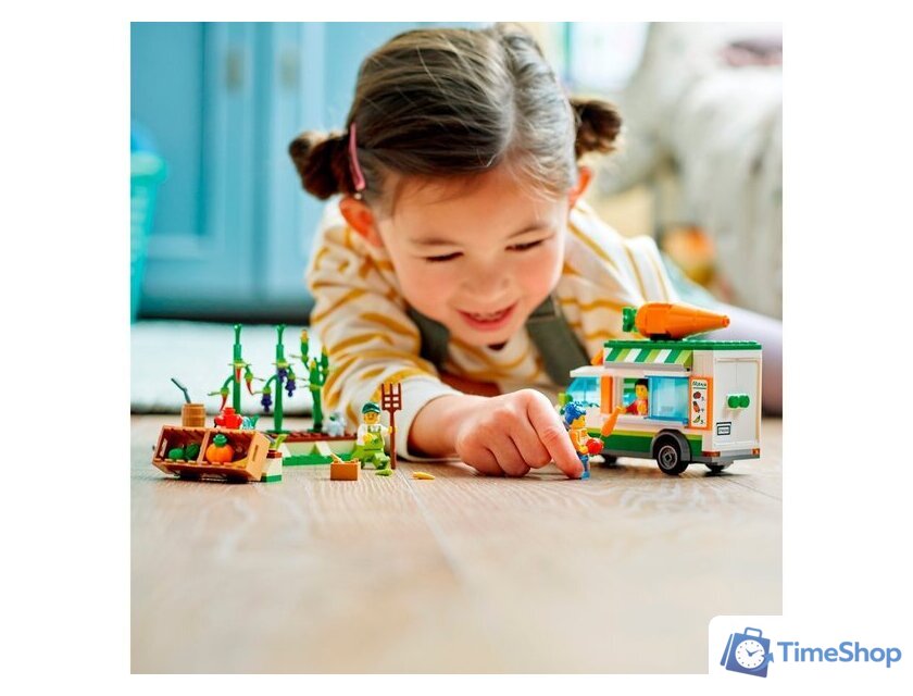Конструктор LEGO City 60345 Фургон для фермерского рынка - Изображение №6 — Интернет-магазин Time-Shop