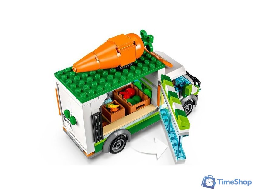 Конструктор LEGO City 60345 Фургон для фермерского рынка - Изображение №4 — Интернет-магазин Time-Shop