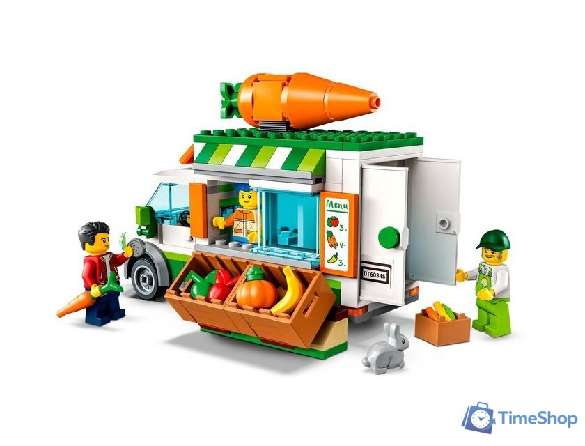 Конструктор LEGO City 60345 Фургон для фермерского рынка - Изображение №2 — Интернет-магазин Time-Shop