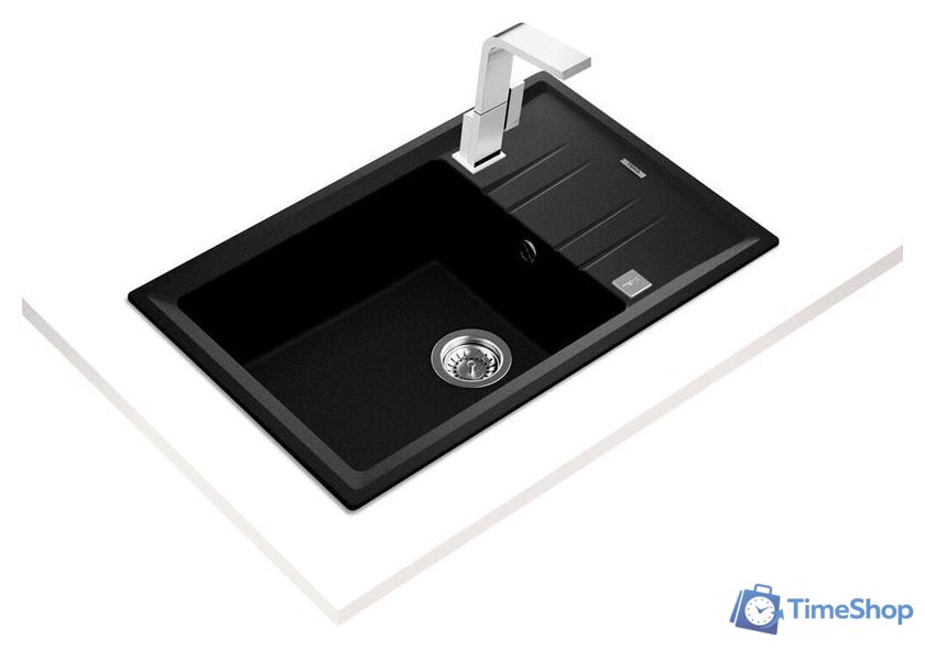 Кухонная мойка TEKA Stone 60 S-TG 1B 1D AUTO WST (черный металлик) - Изображение №2 — Интернет-магазин Time-Shop