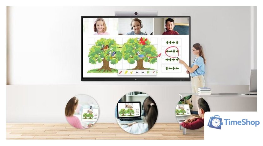 Интерактивная панель LG 65TR3DJ-B - Изображение №2 — Интернет-магазин Time-Shop