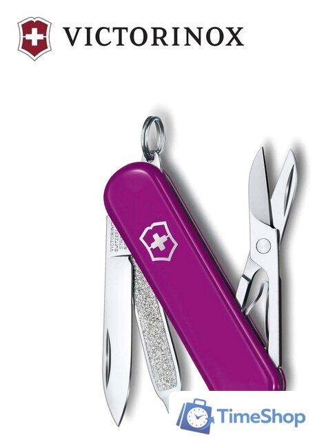 Мультитул Victorinox Classic SD Colors (пурпурный) - Изображение №6 — Интернет-магазин Time-Shop