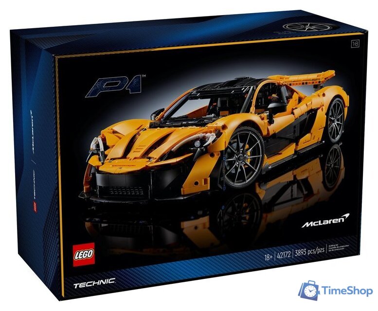 Конструктор LEGO Technic 42172 McLaren P1 - Изображение №13 — Интернет-магазин Time-Shop