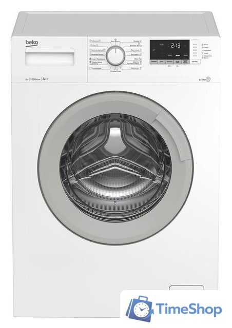 Стиральная машина BEKO SteamCure WSDN63512ZSW - Изображение №1 — Интернет-магазин Time-Shop