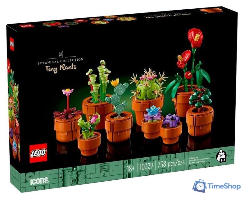 Конструктор LEGO Icons 10329 Крошечные Растения - Изображение №1 — Интернет-магазин Time-Shop
