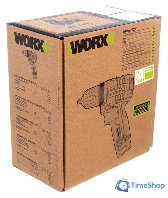 Дрель-шуруповерт Worx Professional WU130X (с 2-мя АКБ, сумка) - Изображение №15 — Интернет-магазин Time-Shop