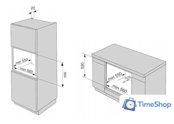 Электрический духовой шкаф MAUNFELD EOEM.589B2 - Изображение №4 — Интернет-магазин Time-Shop