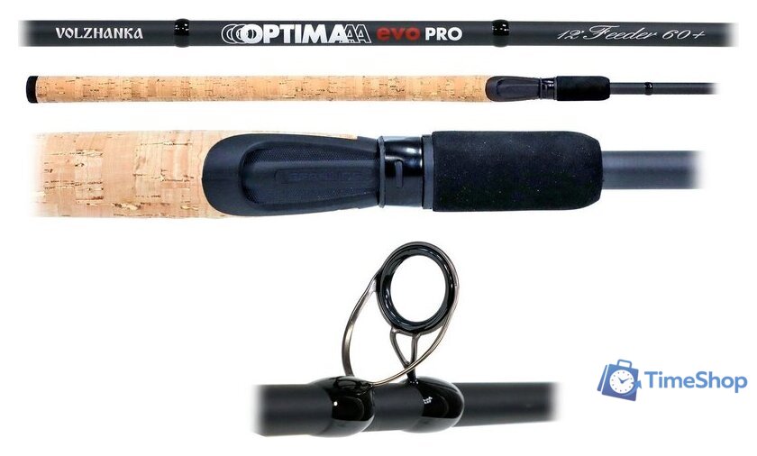 Удилище Волжанка Optima Evo Pro 11ft тест 40+гр 041-0118 (3.3м) - Изображение №3 — Интернет-магазин Time-Shop