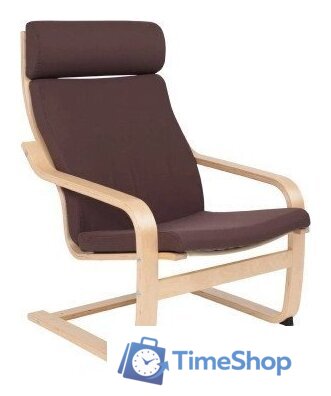 Интерьерное кресло AksHome Relax (ткань, коричневый 10858-15) - Изображение №1 — Интернет-магазин Time-Shop