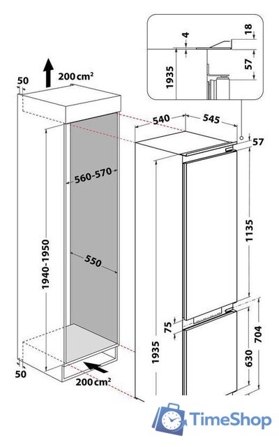 Холодильник Whirlpool WHC20 T573 P - Изображение №31 — Интернет-магазин Time-Shop