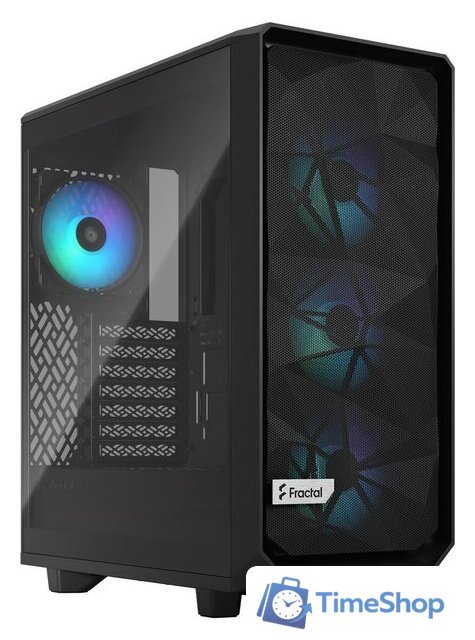 Корпус Fractal Design Meshify 2 Compact RGB Black TG Light Tint FD-C-MES2C-06 - Изображение №1 — Интернет-магазин Time-Shop