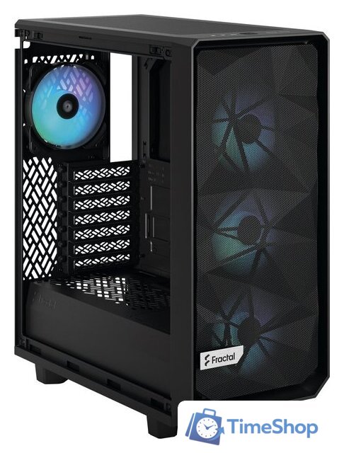 Корпус Fractal Design Meshify 2 Compact RGB Black TG Light Tint FD-C-MES2C-06 - Изображение №6 — Интернет-магазин Time-Shop
