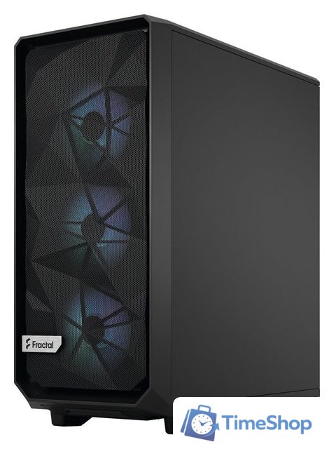 Корпус Fractal Design Meshify 2 Compact RGB Black TG Light Tint FD-C-MES2C-06 - Изображение №5 — Интернет-магазин Time-Shop