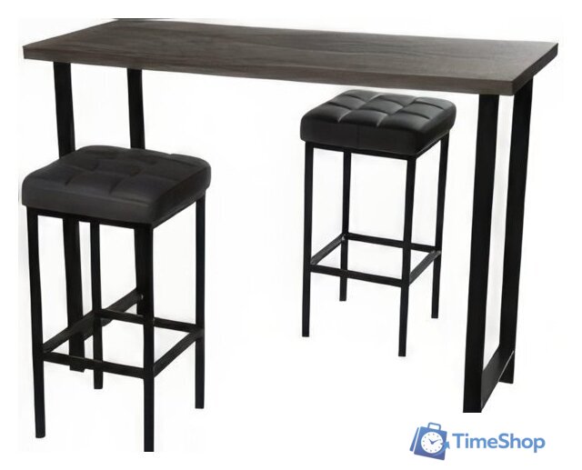 Консольный стол Древпром М94 ДП1-02-04 120x50x88 (сосна пасадена/черный матовый) - Изображение №3 — Интернет-магазин Time-Shop