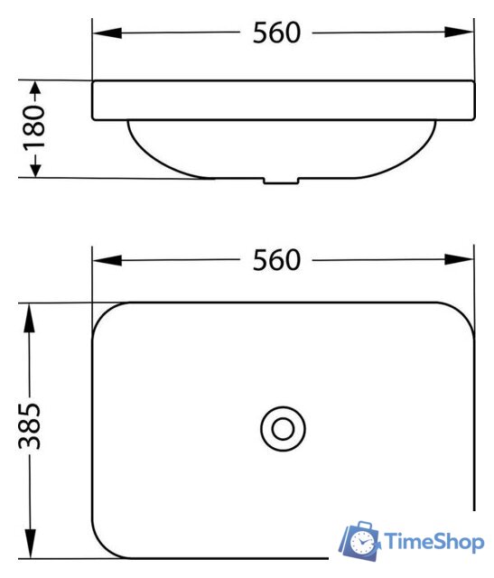 Умывальник Lauter 21441B + Cascade 21СК655BS - Изображение №7 — Интернет-магазин Time-Shop