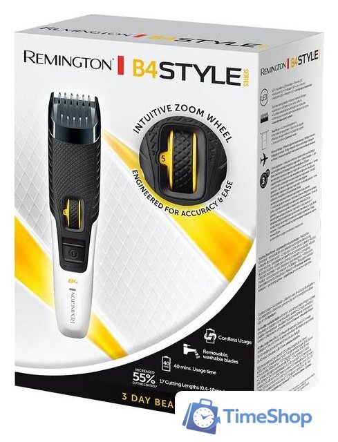 Триммер для бороды и усов Remington MB4000 B4 Style Series - Изображение №5 — Интернет-магазин Time-Shop