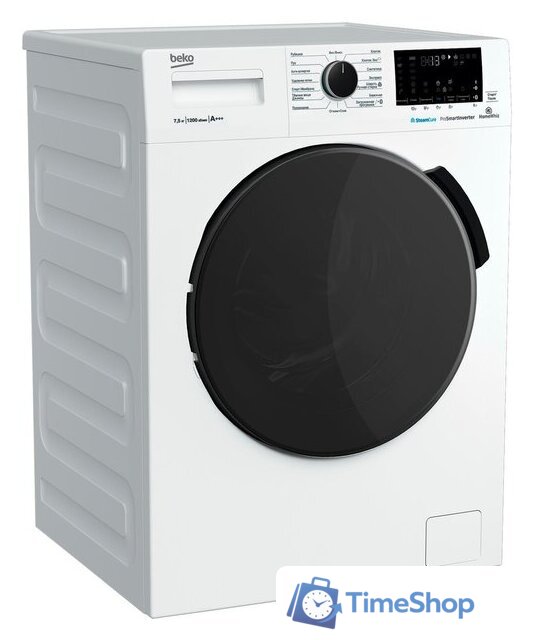 Стиральная машина BEKO WSPE7H616W - Изображение №2 — Интернет-магазин Time-Shop