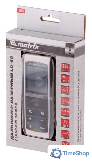 Лазерный дальномер Matrix LD-60 38016 - Изображение №5 — Интернет-магазин Time-Shop