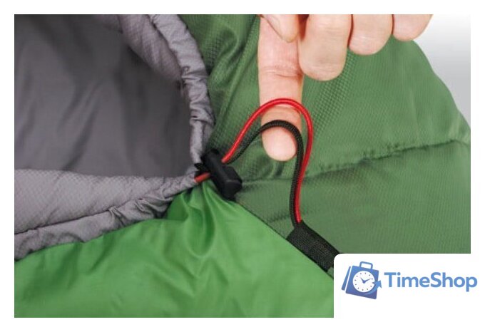 Спальный мешок AlexikA Mountain (зеленый, молния слева) - Изображение №6 — Интернет-магазин Time-Shop